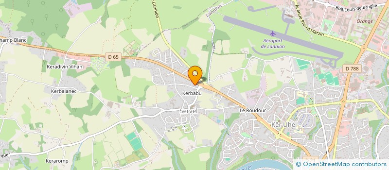 localisation de l'entreprise CHAUSELEC SARL à LANNION