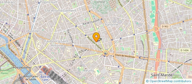 localisation de l'entreprise CHAUSEY  PARIS