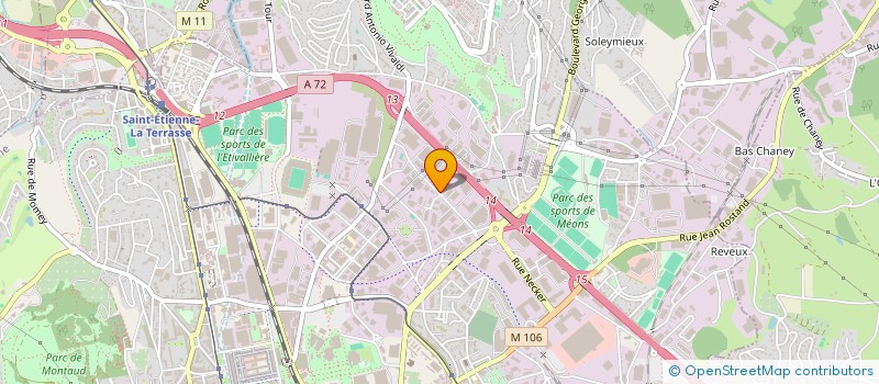 localisation de l'entreprise CHAUSOLD à SAINT-ETIENNE
