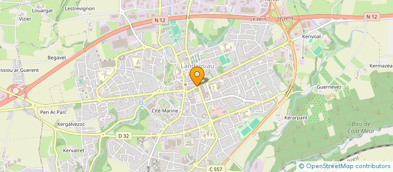 localisation de l'entreprise CHAUSS'CE MOI à LANDIVISIAU