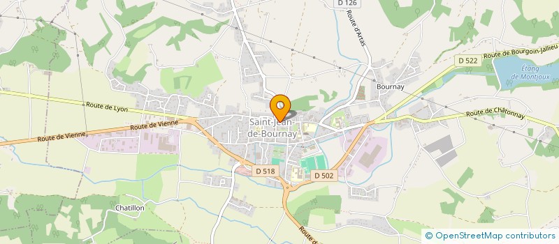 localisation de l'entreprise CHAUSS'CLEFS & PRESSING à SAINT-JEAN-DE-BOURNAY