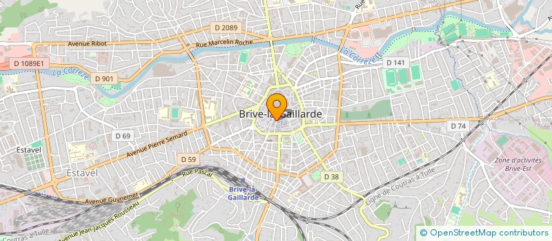 localisation de l'entreprise CHAUSS-ESPOIR à BRIVE-LA-GAILLARDE