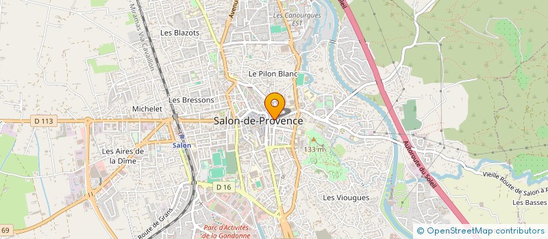 localisation de l'entreprise CHAUSS IMPORT à SALON-DE-PROVENCE