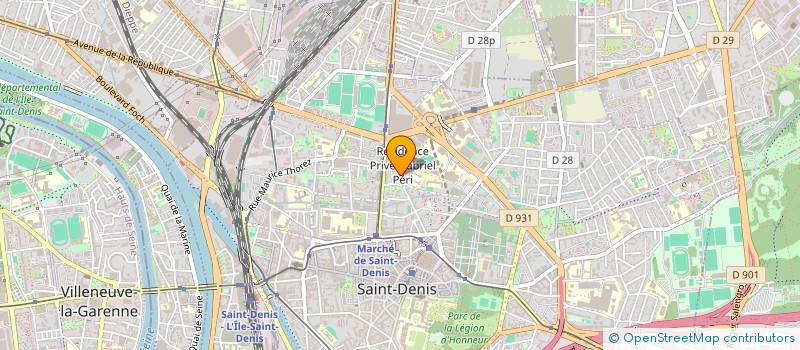 localisation de l'entreprise CHAUSS'IMPORT à SAINT-DENIS
