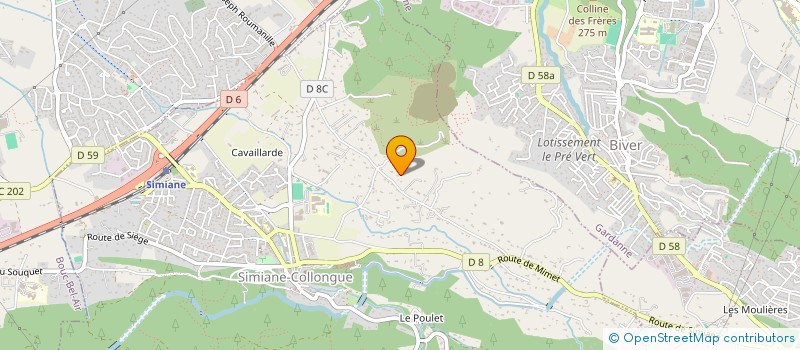 localisation de l'entreprise CHAUSS'INE  SIMIANE-COLLONGUE