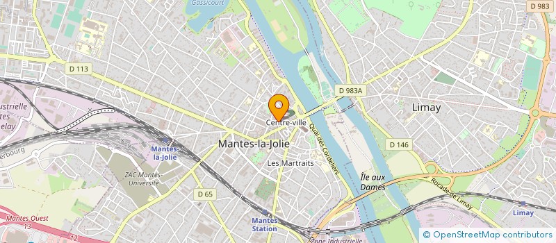 localisation de l'entreprise CHAUSS' MODE à MANTES-LA-JOLIE