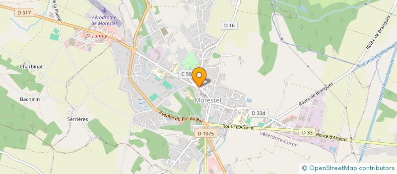 localisation de l'entreprise CHAUSS & MOI EURL  MORESTEL