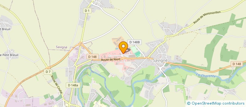 localisation de l'entreprise CHAUSS'PAT à SAVIGNE