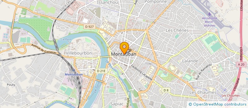 localisation de l'entreprise CHAUSS'PIED  MONTAUBAN