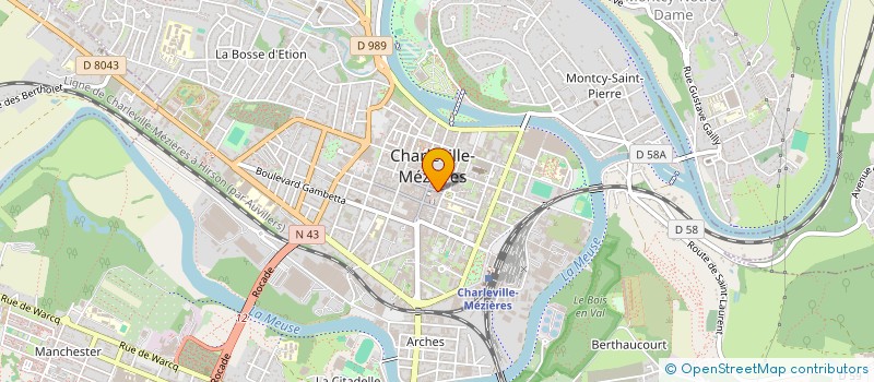 localisation de l'entreprise CHAUSS PIHET à CHARLEVILLE-MEZIERES