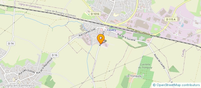 localisation de l'entreprise CHAUSS SAISIE  CAUDRY