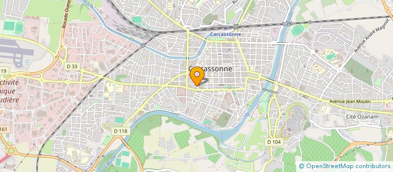localisation de l'entreprise CHAUSSAT à CARCASSONNE