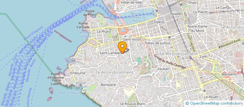 localisation de l'entreprise CHAUSSAT LMNP  MARSEILLE