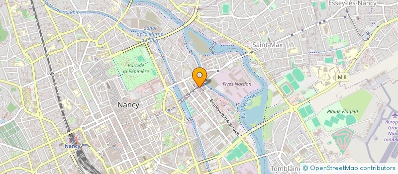 localisation de l'entreprise CHAUSSE PIEDS  NANCY