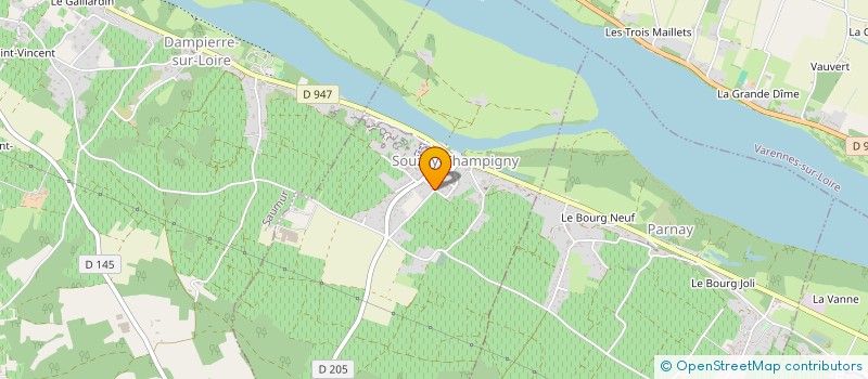 localisation de l'entreprise CHAUSSEPIED IMMO  SOUZAY-CHAMPIGNY