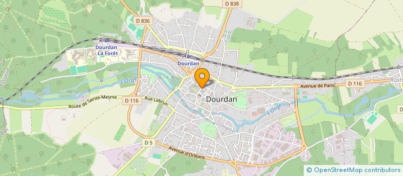 localisation de l'entreprise CHAUSSEVA à DOURDAN