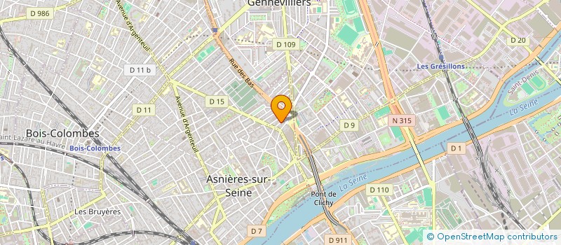 localisation de l'entreprise CHAUSSIVERT BOIS à ASNIERES-SUR-SEINE