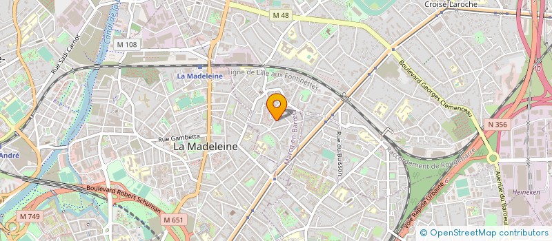 localisation de l'entreprise CHAUSSMART à MARCQ-EN-BARŒUL