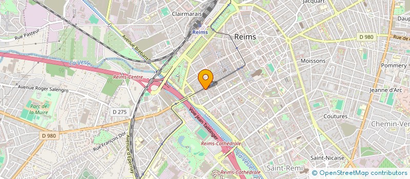 localisation de l'entreprise CHAUSSON CD  REIMS