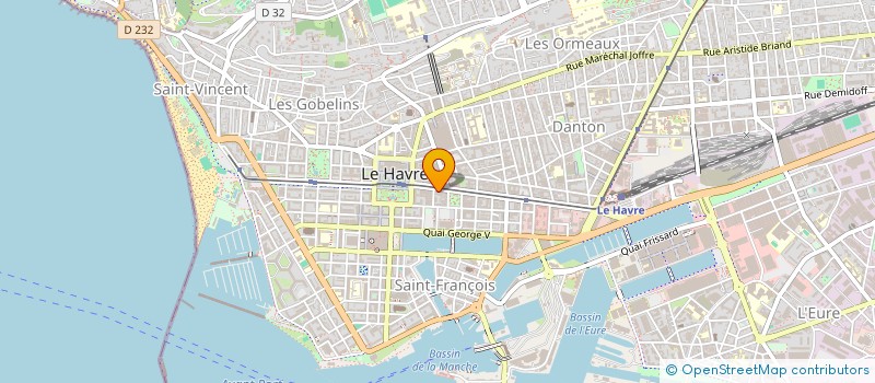 localisation de l'entreprise CHAUSSON PATRICK WINE DOUGLAS à LE HAVRE