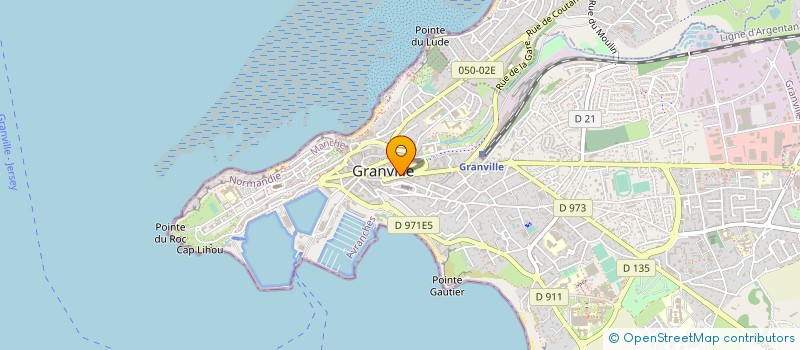 localisation de l'entreprise CHAUSSREV à GRANVILLE