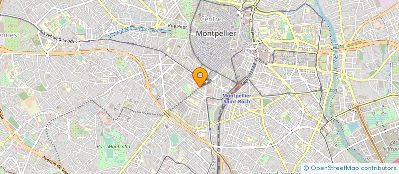 localisation de l'entreprise CHAUSSURE MARRE à MONTPELLIER