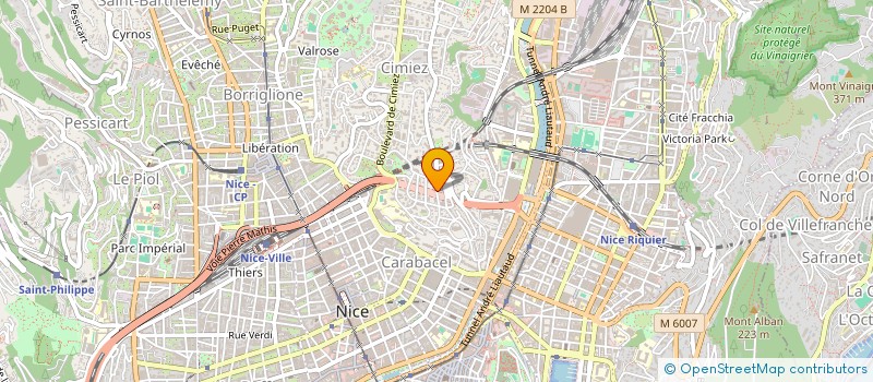 localisation de l'entreprise CHAUSSURES à NICE