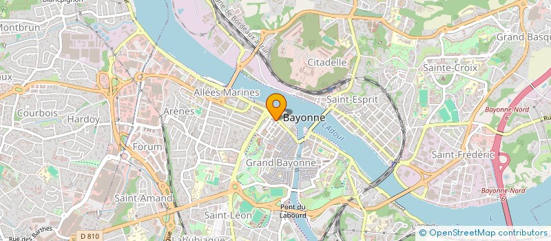 localisation de l'entreprise CHAUSSURES AVRIL à BAYONNE
