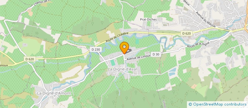 localisation de l'entreprise CHAUSSURES BAILLE à LIMOUX