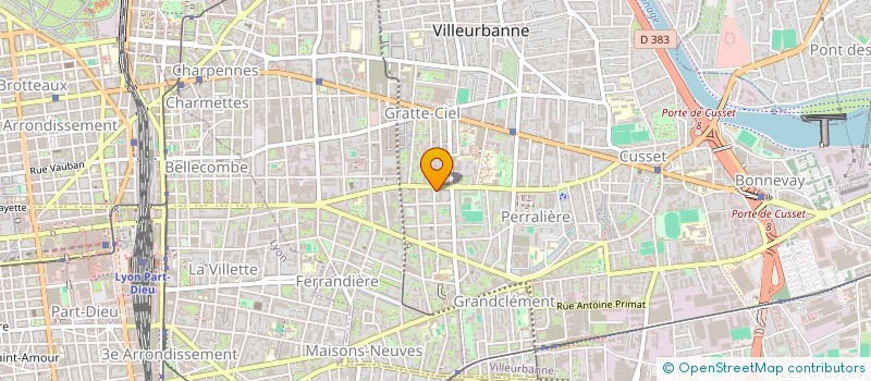 localisation de l'entreprise CHAUSSURES BALLY VILLEURBANNE SA  VILLEURBANNE