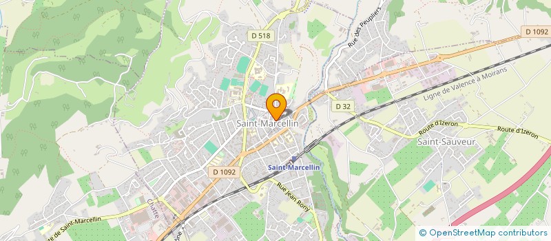 localisation de l'entreprise CHAUSSURES CATTOT PERE ET FILS à SAINT-MARCELLIN