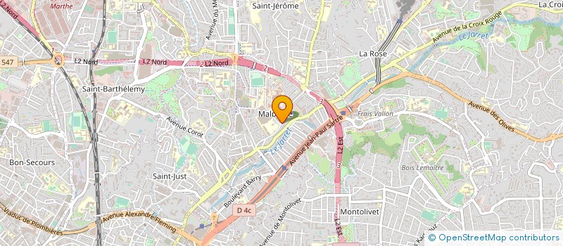 localisation de l'entreprise CHAUSSURES CHADY à MARSEILLE