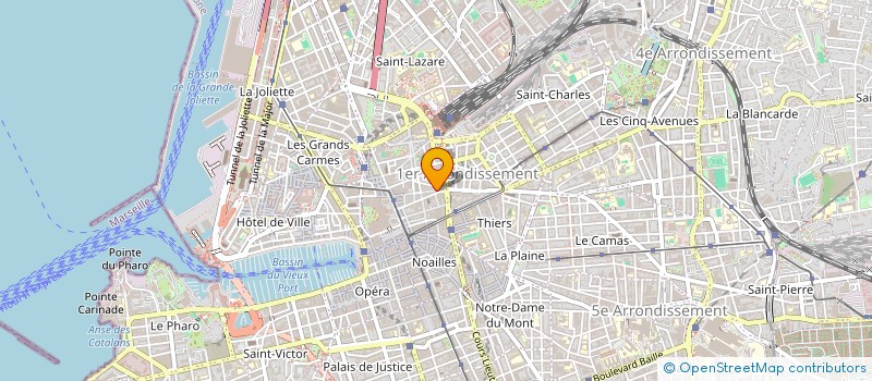 localisation de l'entreprise CHAUSSURES CHRISTIAN à MARSEILLE