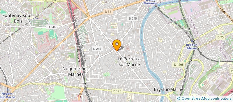 localisation de l'entreprise CHAUSSURES CILIAN à LE PERREUX-SUR-MARNE