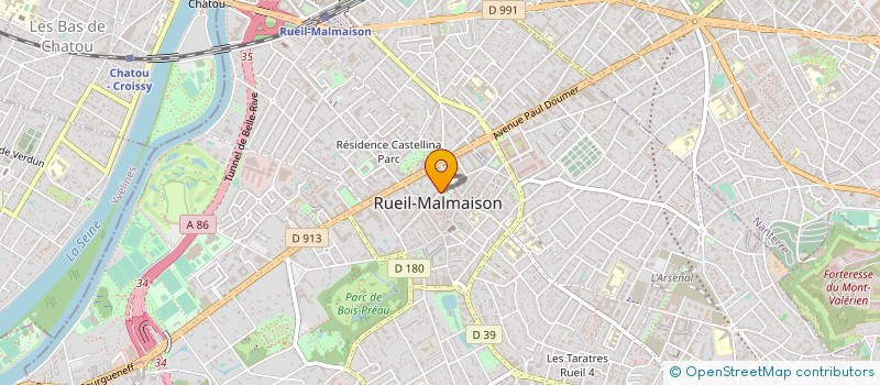 localisation de l'entreprise CHAUSSURES DIANA à RUEIL-MALMAISON
