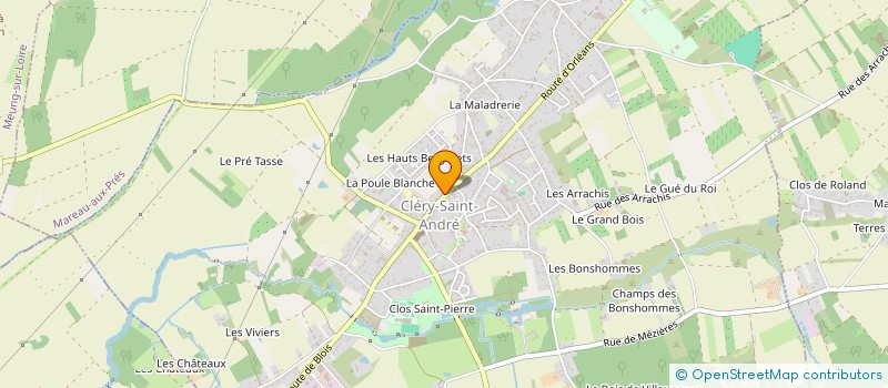 localisation de l'entreprise CHAUSSURES ET COMPAGNIES à CLERY-SAINT-ANDRE