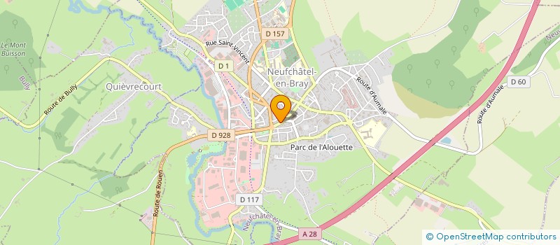 localisation de l'entreprise CHAUSSURES GODARD à NEUFCHATEL-EN-BRAY