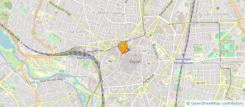 localisation de l'entreprise CHAUSSURES GRANGIER à DIJON