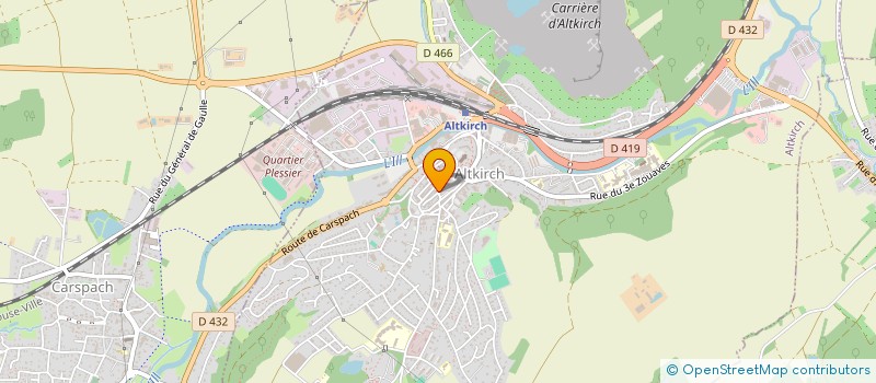 localisation de l'entreprise CHAUSSURES HALM à ALTKIRCH