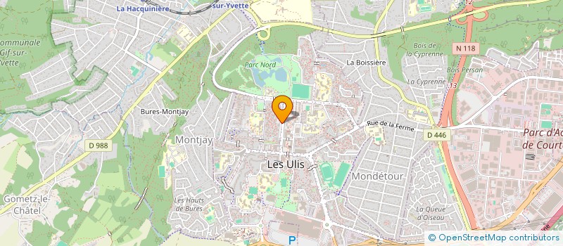 localisation de l'entreprise CHAUSSURES JB FUCHS à LES ULIS