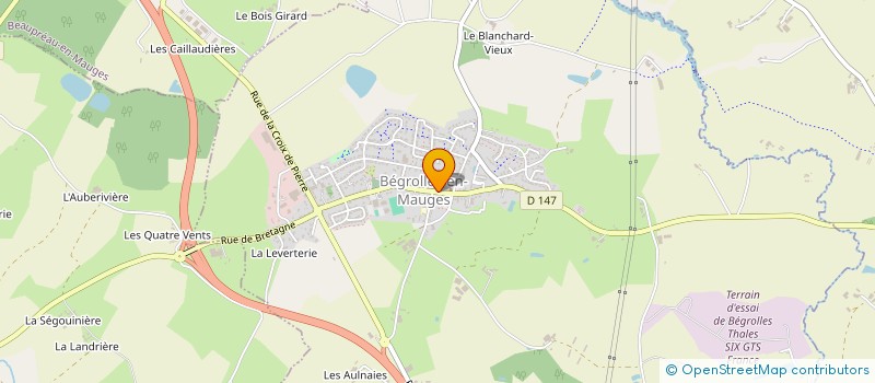 localisation de l'entreprise CHAUSSURES JEMA à BEGROLLES-EN-MAUGES
