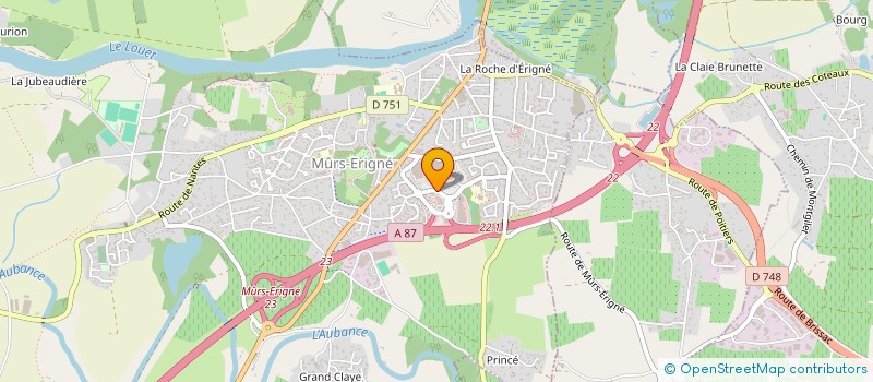 localisation de l'entreprise CHAUSSURES JG à MURS-ERIGNE