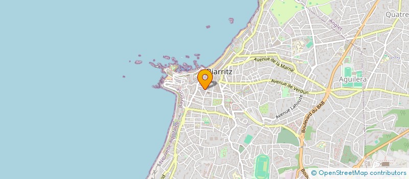 localisation de l'entreprise CHAUSSURES LA MARTE à BIARRITZ
