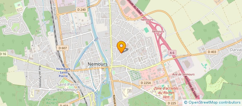 localisation de l'entreprise CHAUSSURES LAMBERT à NEMOURS