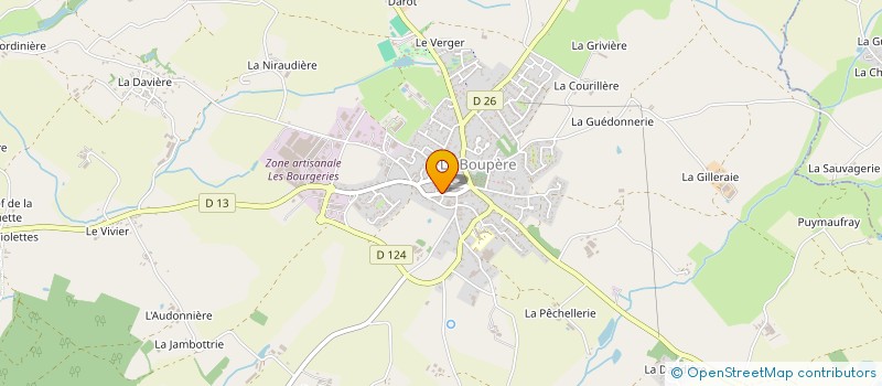 localisation de l'entreprise CHAUSSURES LAUCIA à LE BOUPERE