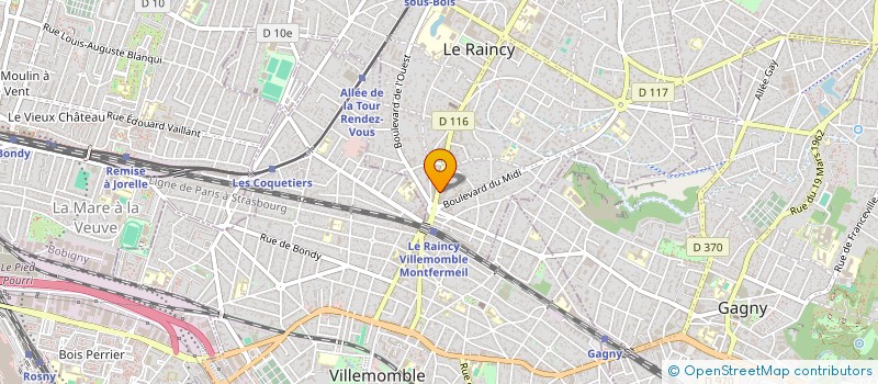 localisation de l'entreprise CHAUSSURES LAURA à LE RAINCY
