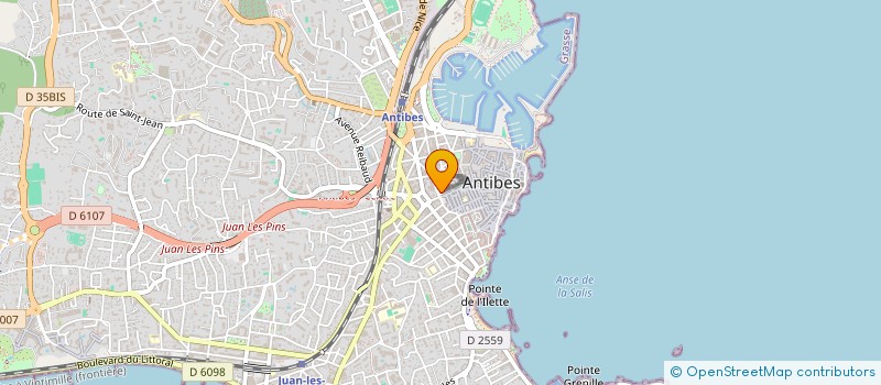 localisation de l'entreprise CHAUSSURES MIREILLE  ANTIBES