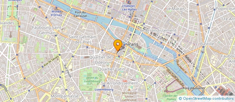 localisation de l'entreprise CHAUSSURES MYRYS à PARIS