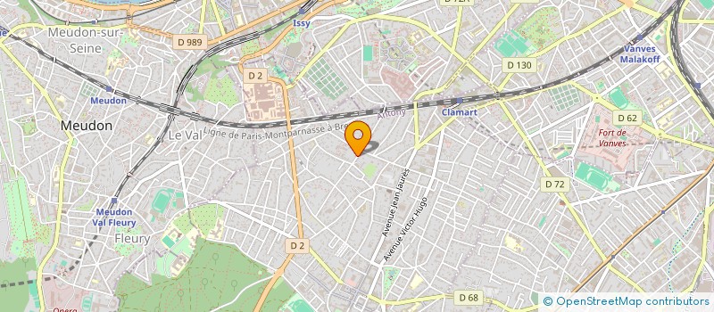 localisation de l'entreprise CHAUSSURES NORA à CLAMART