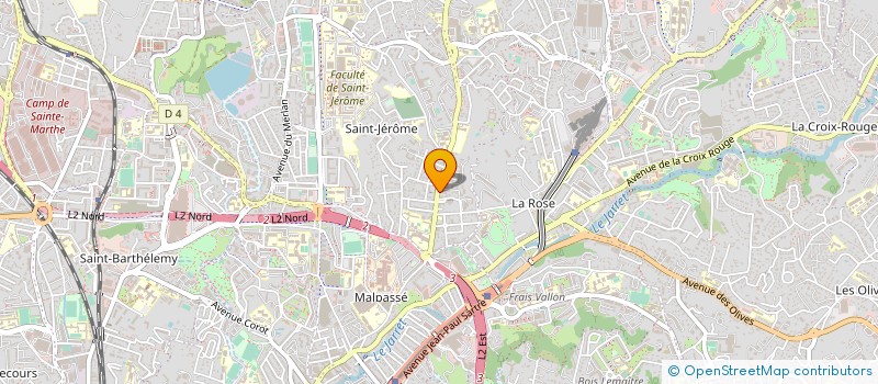 localisation de l'entreprise CHAUSSURES O'KISS à MARSEILLE